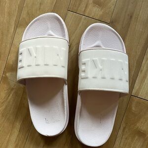 Nike Light Pink Slide Sandals